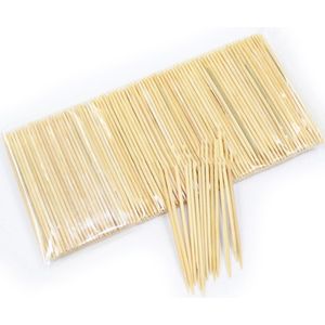 1 zak 6.4CM Bamboe Tandenstokers Oral Tooth Pick Care bamboe