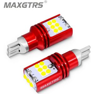 2 Pcs T15 921 W16W WY16W Super Heldere Led Auto Staart Remlicht Backup Reverse Licht Auto Richtingaanwijzers Achter wit Rood Amber Geel