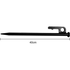 15/20/25/30/40Cm Camping Stake Staal Tent Peg Onbreekbaar Hond Pet Nail Spike voor Outdoor Sneeuwveld Grasland Tent Accessoires