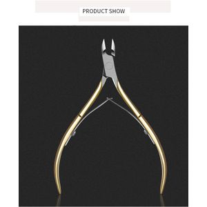 Rvs Cuticle Pusher Remover Zijdig Vinger Dode Huid Push Nail Cuticle Pusher Manicure Nail Care Tool 2 stuks