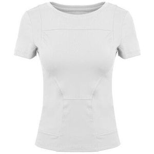 Mermaid Curve Ademend Slim Past Dicht Bij Het Lichaam Fitness T-shirt Korte Mouw Vrouwen T-shirt Running Sportkleding Yoga Top