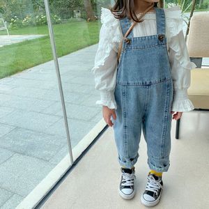 Milancel Kinderkleding Mode Jongen Overalls Meisje Denim Jumpsuit Koreaanse Kinderen Broek