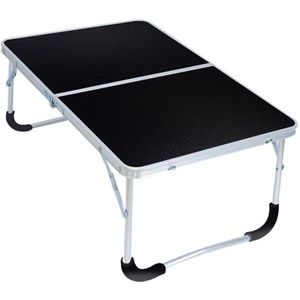 Draagbare Klaptafel Multifunctionele Klaptafel Draagbare Picknick Rack Laptop Tafel Voor Outdoor Camping, Zwart