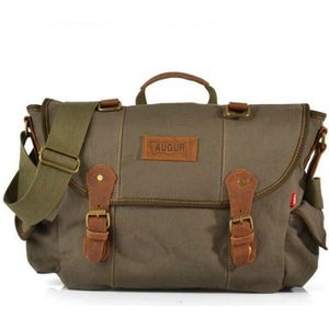 X-Online 031617 man canvas tas mannen Schooltas tas