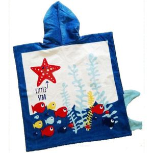 Blauwe Oceaan Ster Kinderen Poncho/Vlinder Prinses Hooded Kid Handdoek/Roze Prinses Kikker Baby & Peuter 'S Badjas