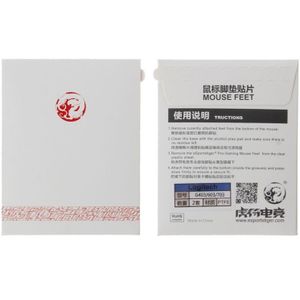 2 Sets Tijger Gaming Muis Voeten Muis Skate Voor Logitech G403 G603 G703 Muis