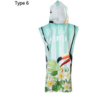 Microfiber Unisex Strand Veranderende Handdoek Quick-Dry Surf Poncho Gewaad Met Kap Wetsuit Voor Zwemmen Surfen Handdoek Gewaad