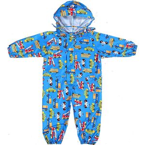 S/M/L Size Cartoon Leuke Regenjas Universele Kids Meisjes Jongens Jumpsuit Regenkleding Full Body Regenjas Waterdicht Duurzaam poncho