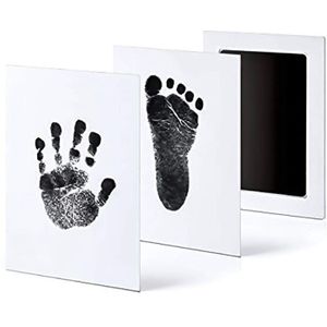 6Pack Handafdruk En Voetafdruk Ink Pads Zonder Inkt-Touch, veilig Print Kit Voor Baby En Huisdieren 3 Grote Inkt Pads + 6 Opdruk Kaarten, Bla