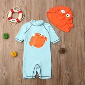 1-6 T Jongens Meisjes Badpak Een Stuk Badpakken Zomer Beachwear Jumpsuit Kids Kinderen Zwemmen Pak