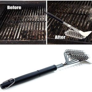 Grill Brush And Scraper, Best BBQ Cleaner, Perfect Tools For All Grill Types, Including Weber, Ideal Barbecue Accessories