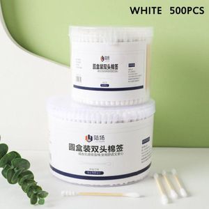 Double-Ended Wattenstaafjes Voor Cleaning De Binnenste Oren, Wimpers En Make-Up, Wegwerp Wattenstaafje Cleaning Tools