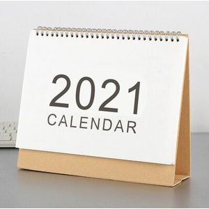 Eenvoudige Spoel Serie Bureau Kalender Creatieve Diy Memo Pad Schema Planner Agenda Organisator .08 ~ .12