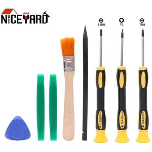 8 Stks/set Schroevendraaier Torx T8 T6 T10 H35 Opening Gereedschap Schroevendraaier Reparatie Tool Kit Voor Xbox One Xbox 360 PS3 PS4