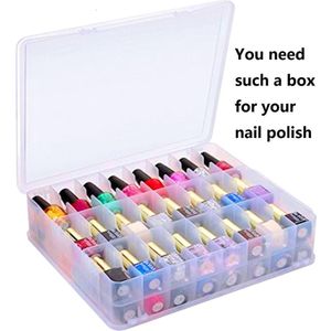 48 Grids Plastic Nagellak Lippenstift Opbergdoos Draagbare Dubbelzijdig Stand Houder Make Essentiële Oliën Nagellak Organizer