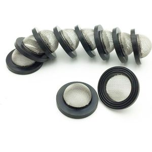 Wasourlf 10 Pcs G1/2 G3/4 DN15 Douchekop Mesh Filter Rubberen Afdichting Ring Verpakking Sproeierkop slang Pakking 304 Rvs