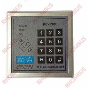 FC198E compatibel voor EM card 1000 gebruiker uitschuifbare lezer anti remove data backupable standalone toegangscontroller
