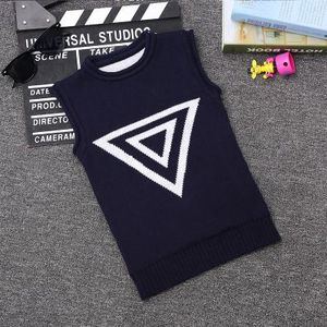 AD Cure Driehoek Patroon Baby Truien Vest Katoen Jongens Meisjes Truien Winter Kids Kleding Peuter Kinderkleding 12M-3Y