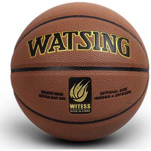 Officiële Leer Maat 7 Basketbal Hoog-elastische Zweet-Absorberende Butyl Rubber Basketbal Gesmolten Pu Slijtvaste Mand bal