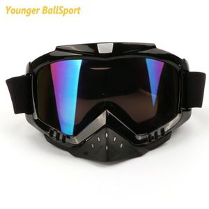 Motorfiets Beschermende Gears Flexibele Cross Helm Gezichtsmasker Motocross Goggles Atv Dirt Bike Utv Eyewear Gear Bril Skibril