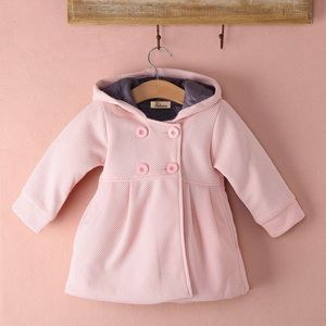 Pudcoco Peuter Kids Baby Meisjes Winter Trenchcoat Lange Mouw Kapmantel Bovenkleding Zuigeling Babykleertjes Warm Tops