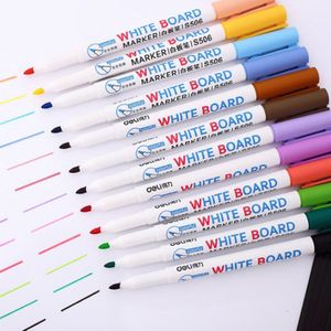 12 Kleuren Whiteboard Marker Set Droge Wissen Extra Fijne Tip Marker