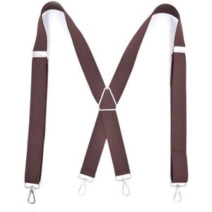 Vintage Shirt Suspenders Braces for Men X Back with Hooks Large Size Heavy Duty Suspensorio Tirante Trousers Pants Strap Bretele