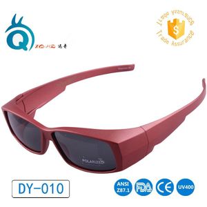 XQ-HD DY-010 UV400 Fit Over Zonnebril Gepolariseerde Vissen Bril Unisex Cover Zonnebril Bijziendheid Bril