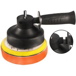 Auto Polijstmachine Machine Wol Wax Spons Polijsten Wiel Elektrische Boor Adapter Buffing Pad Conversie Hoofd Kit Slijpen Tool