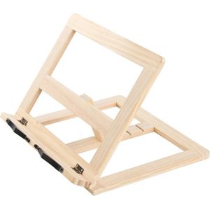 Ootdty Opvouwbare Hout Boekensteunen Stand Kookboek Houder Lezen Rack Houten Leesboek Ondersteuning Stand Houders Tablet Pc