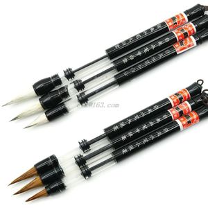 6 Pcs Borstel Chinese Borstel Voor Kleuren Schilderen En Oefenen Kalligrafie Wolf Haar Borstel/Wit Cloud Borstel Set