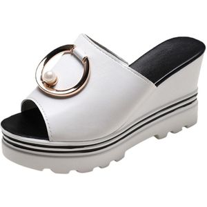 Sagace Vrouwen Zomer Schoenen Platform Slippers Ademende Casual Schoenen Wiggen Schoenen Voor Vrouwen Hoge Hakken Sandalen Open Teen Pompen