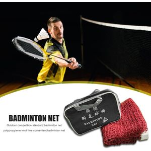 Standaard Badminton Net Training Tennis Netto Indoor Outdoor Volleybal 6.1X0.76M Voor Veiligheid Oefening Accessoires