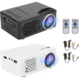 Mini Home Office Projector Met Tft Lcd Afbeelding Led Licht Huishoudelijke Projector Ondersteuning Voor 1080P (Us Plug 100-240V)