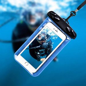 Universele Cover Waterdichte Telefoon Case Pouch Dry Bag Beschermen Tegen Water Leven Swim Waterdichte Case met Lanyard