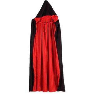 Vampier Mantel Cape Stand-Up Kraag Cap Omkeerbaar Voor Halloween Cosplay Kostuum 1XCA