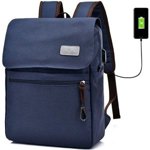 Mannen Canvas Rugzakken USB Opladen Tassen Grote Capaciteit Mannen Reizen Rugzakken Preppy Stijl mannen Schooltassen Zachte Mannelijke Rugzakken