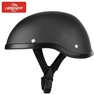 Motorfiets Half Helm Zomer Helm Mannelijke Prins Helm Retro Helm Scoop Helm Batterij Auto Helm