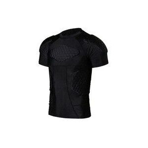 Mannen T-shirt Korte Mouw Honingraat Anti-collision Quick Dry Tee Tops Kleding Sportkleding Zwart Snel Droog
