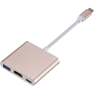 Usb C Hub Naar Hdmi-Compatibel Voor Macbook Pro/Air Thunderbolt 3 Usb Type C Hub Naar Hdmi compatibel Usb 3.0 Poort USB-C Power