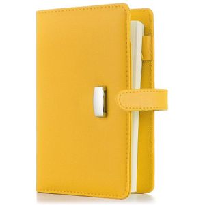 A6 A7 6 Ringband Pu Clip-On Notebook Lederen Losbladige Notebook Cover Agenda Planner Organisator School Kantoor briefpapier