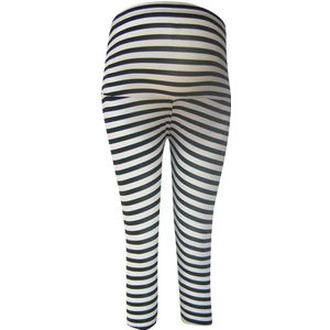 Stijl Mode Zwangere Vrouwen Moederschap Zeven-Kwart Streep Print Casual Hoge Taille Broek