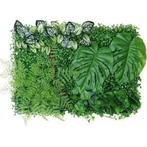 40*60Cm Kunstmatige Plant Hedge Panel Uv Beschermd Privacy Hek Scherm Voor Outdoor Tuin Achtertuin