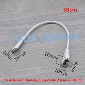 T4 T5 mannelijke vrouwelijke plug kabel Netsnoeren Verlengsnoeren aansluiting draad kabel assemblages led buis elektrische draad accessoires