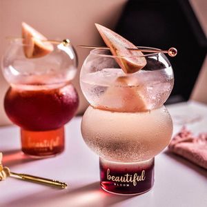Nordic Stijl Bar Cocktail Bal Glas Sferische Dessert Huis Lekkernijen Tumbler Smoothies Ijs Cup Leben Milkshake Mok