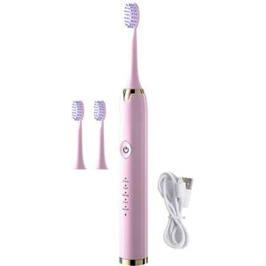 5 Modi Beschermende Vervanging Hoofd Ultrasone Golf Elektrische Tandenborstel Draagbare Mondhygiëne Usb Oplaadbare Reiniging Reizen