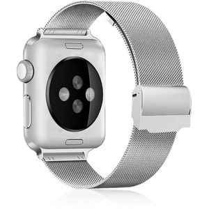 Milanese Apple Horloge Band 38Mm 40Mm 42Mm 44Mm Rvs Gold Apple Horlogeband Voor Iwatch Serie 1 2 3 4 5
