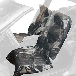 50 Stks/set Automotive Plastic Seat Voertuig Onderhoud Schoonheid Wegwerp Automotive Auto Seat Cover Stof En Vuil