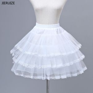 JIERUIZE Bloem Meisjes Onderrok Cosplay Party Korte Jurk Petticoat Lolita Petticoat Ballet Tutu Rok Rockabilly Crinoline