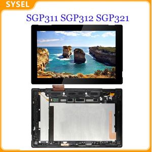 @ 10.1Inch Voor Sony Xperia Tablet Z 10.1 SGP311 SGP312 SGP321 Lcd Touch Screen Digitizer Panel Assembly Met frame